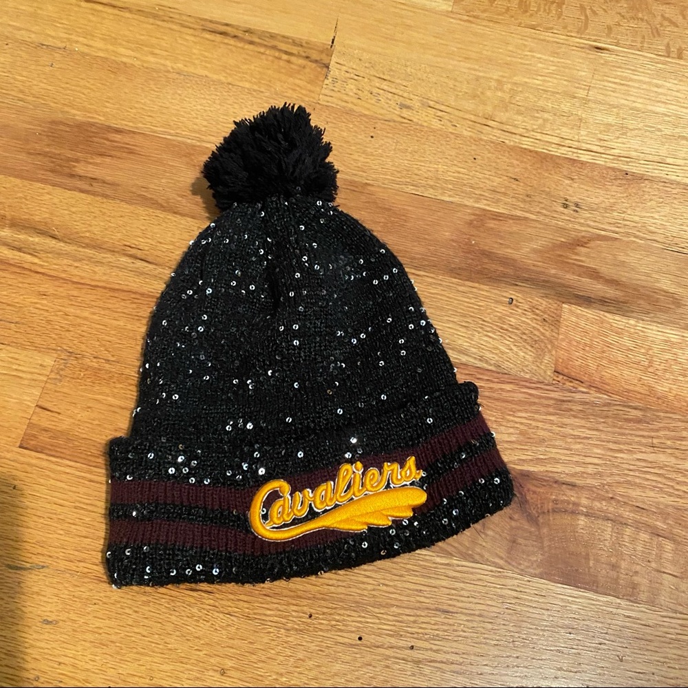 Cavaliers pompom hat